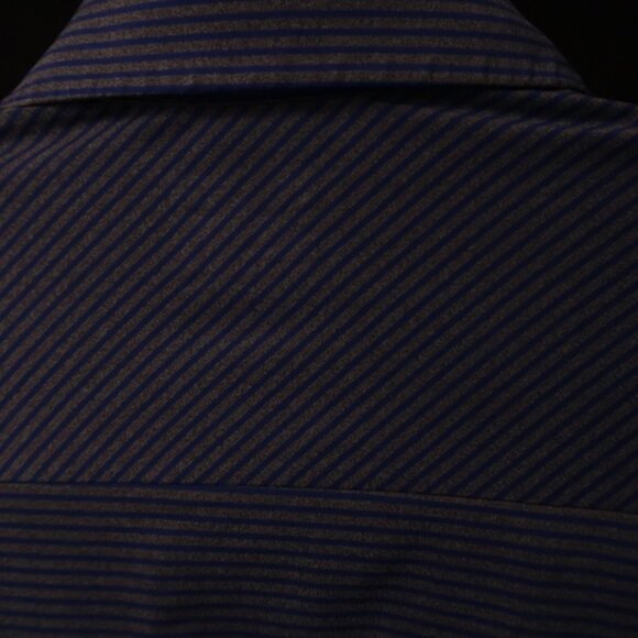 Under Armour HeatGear Purple Striped Performance Polo (M) ⛳️ OMG! - Picture 7 of 11